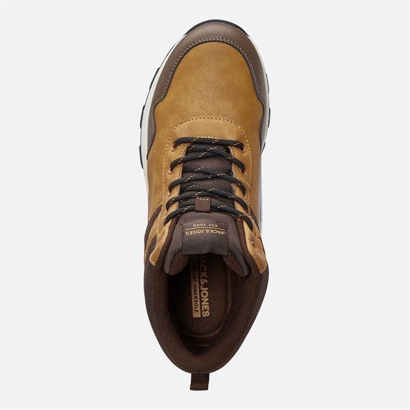 JACK & JONES Boys Trek Winter Boots Golden Yellow - Image 4