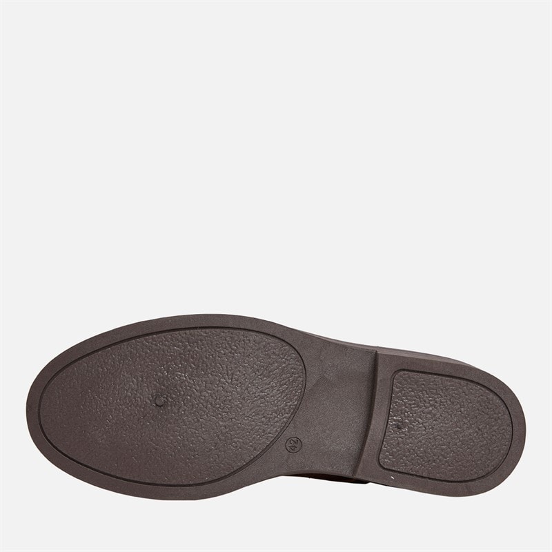JACK & JONES Mens Ballentin PU Boots Brandy Brown - Image 2