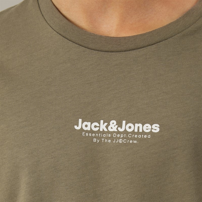 JACK & JONES Boys Haris Three Pack T-Shirts Black/Falcon/Magical Forest - Image 5