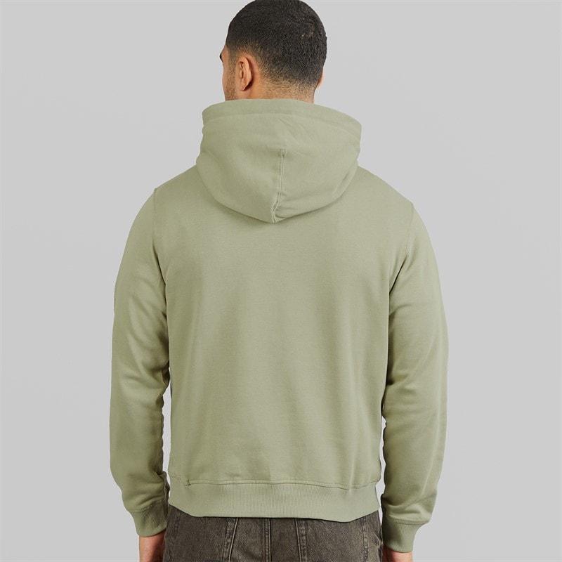 JACK & JONES Mens Norrebro Emb Hoodie Seagrass - Image 2