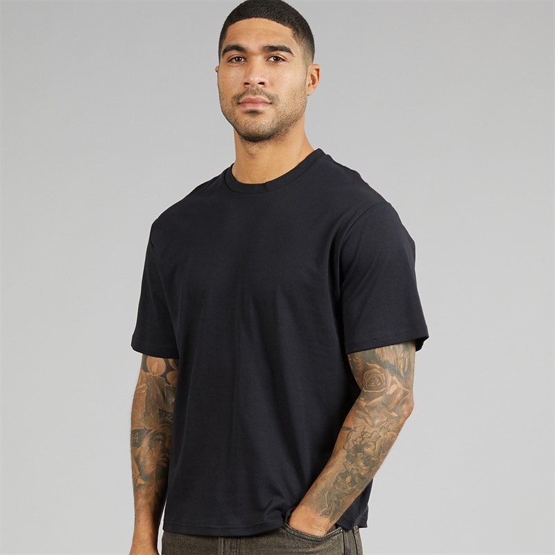 JACK & JONES Mens Blaandrew T-Shirt Black - Image 2