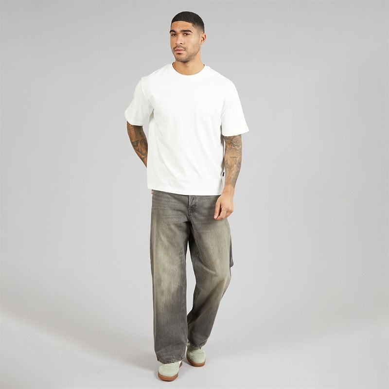 JACK & JONES Mens Blaandrew T-Shirt Cloud Dancer - Image 4