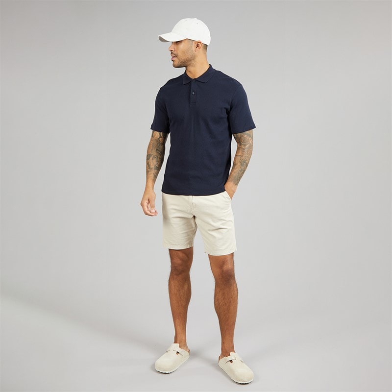 JACK & JONES Mens Blaroman Polo Shirt Night Sky - Image 4