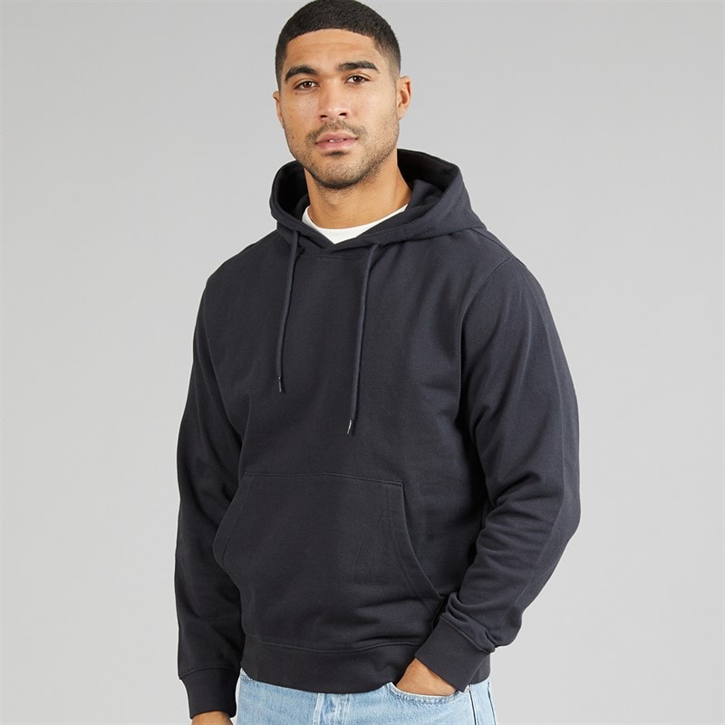 JACK & JONES Mens Charge Hoodie Dark Navy - Image 1