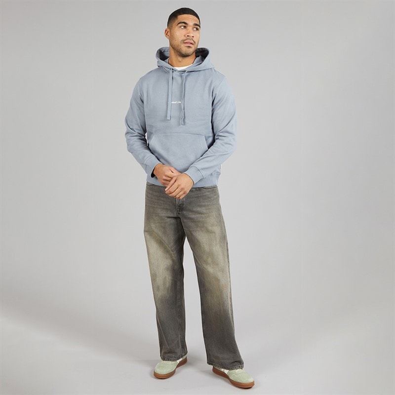 JACK & JONES Mens Norrebro Emb Hoodie Tradewinds - Image 4
