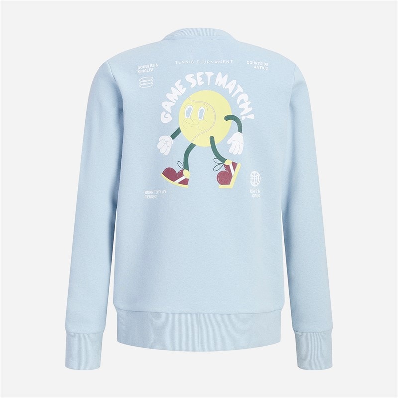 JACK & JONES Boys Game Set Match Sweatshirt Celestial Blue