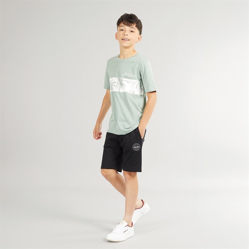 JACK & JONES Boys Sweat Shorts Black - Image 4