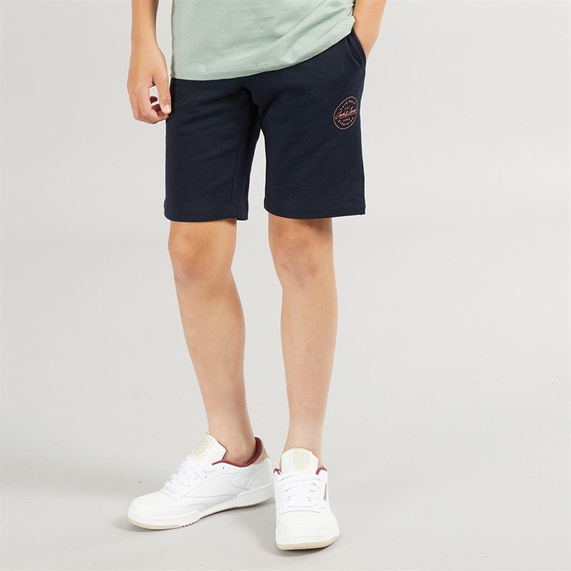 JACK & JONES Boys Sweat Shorts Navy Blazer - Image 1