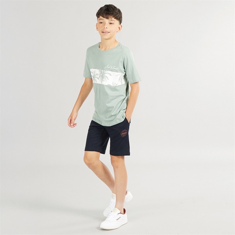 JACK & JONES Boys Sweat Shorts Navy Blazer - Image 4