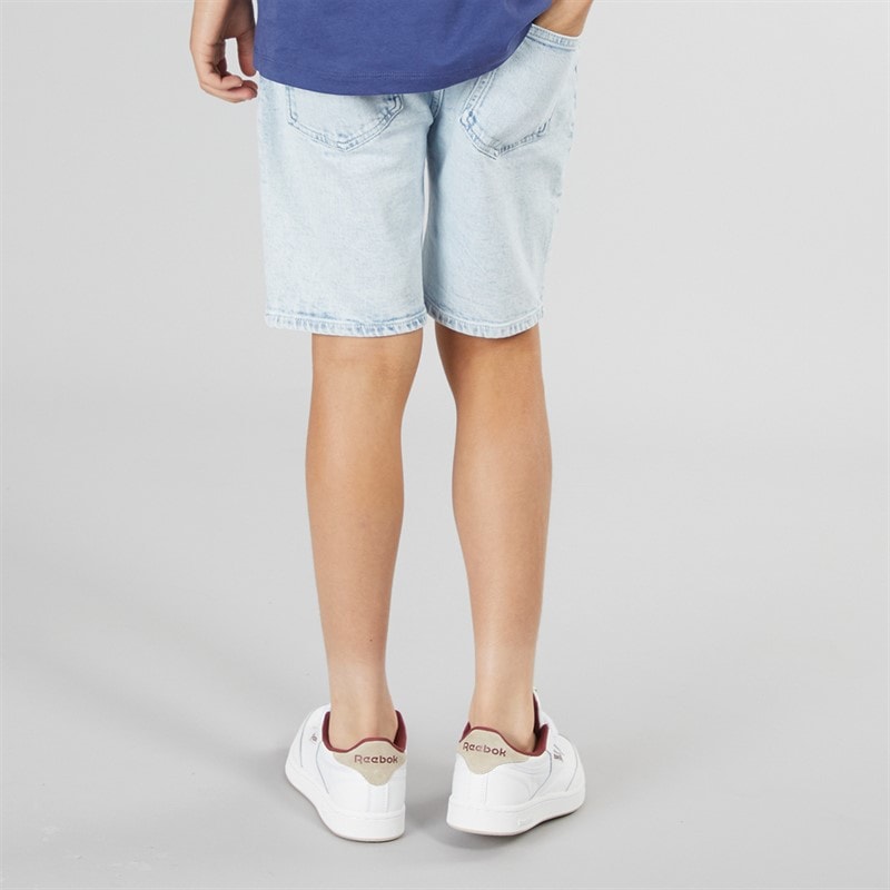 Calvin Klein Jeans Boys Five Pocket Shorts Clean Sky Blue - Image 2