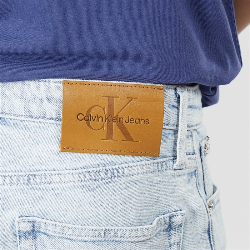 Calvin Klein Jeans Boys Five Pocket Shorts Clean Sky Blue - Image 3