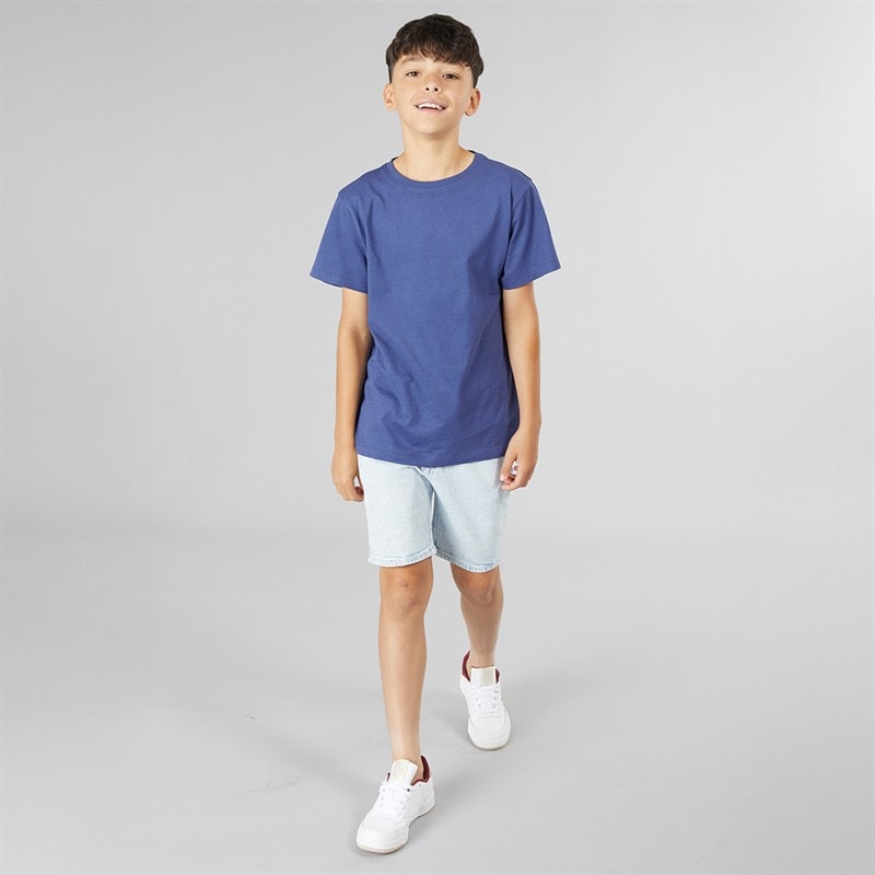 Calvin Klein Jeans Boys Five Pocket Shorts Clean Sky Blue - Image 4