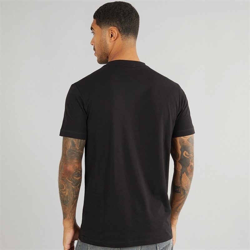 Calvin Klein Jeans Mens Monologo T-Shirt CK Black - Image 2