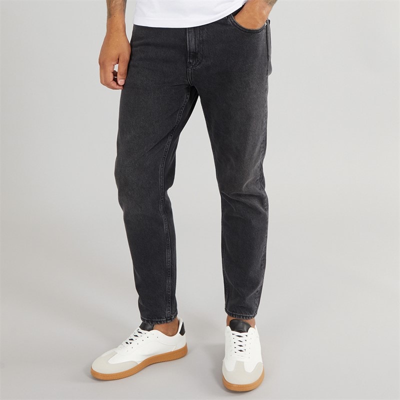 Calvin Klein Jeans Mens Dad Jeans Denim Black - Image 1