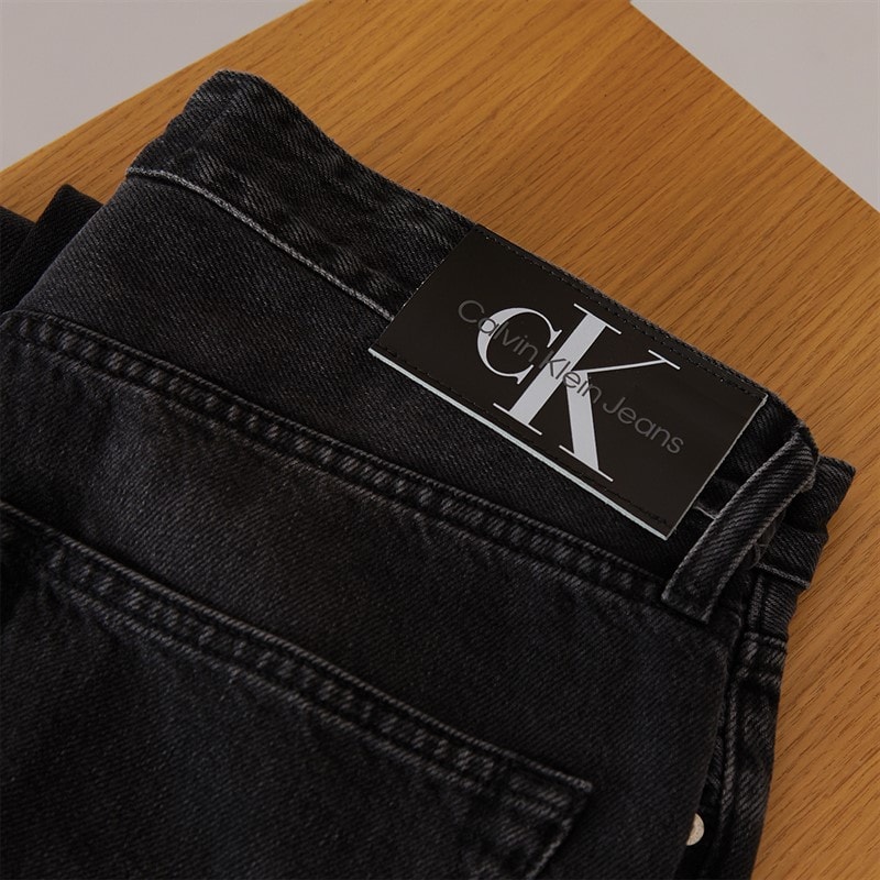 Calvin Klein Jeans Mens Dad Jeans Denim Black - Image 3