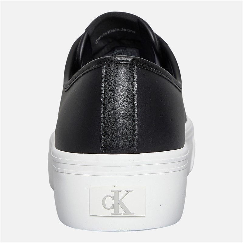 Calvin Klein Jeans Womens Platform Vulc Trainers Ck Black - Image 3
