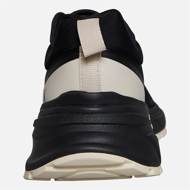Calvin Klein Jeans Womens Hike Runner Trainers Black/Pistachio/White Jade - Image 3