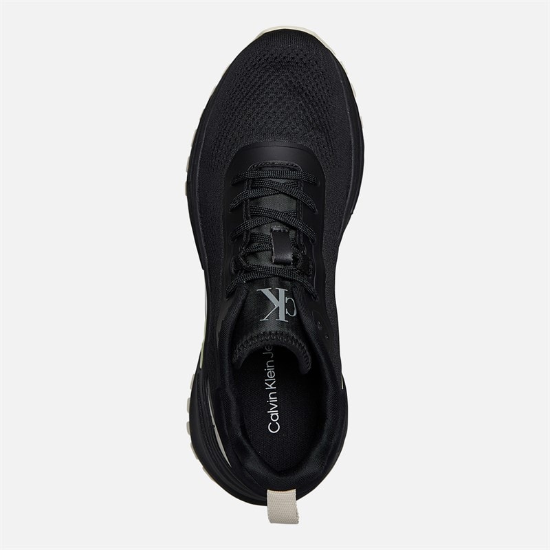 Calvin Klein Jeans Womens Hike Runner Trainers Black/Pistachio/White Jade - Image 4