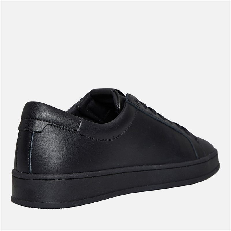 Calvin Klein Jeans Mens Lace Up Trainers Triple Black - Image 5