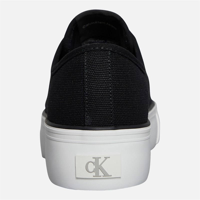 Calvin Klein Jeans Womens Flatform Vulc Trainers Ck Black - Image 3