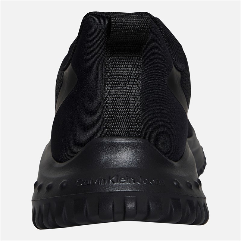 Calvin Klein Jeans Mens EVA Runner Trainers Triple Black - Image 3
