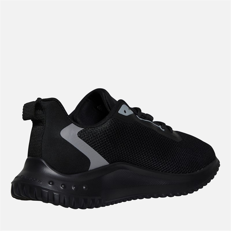 Calvin Klein Jeans Womens Eva Runner Trainers Black/Mockingbird - Image 5