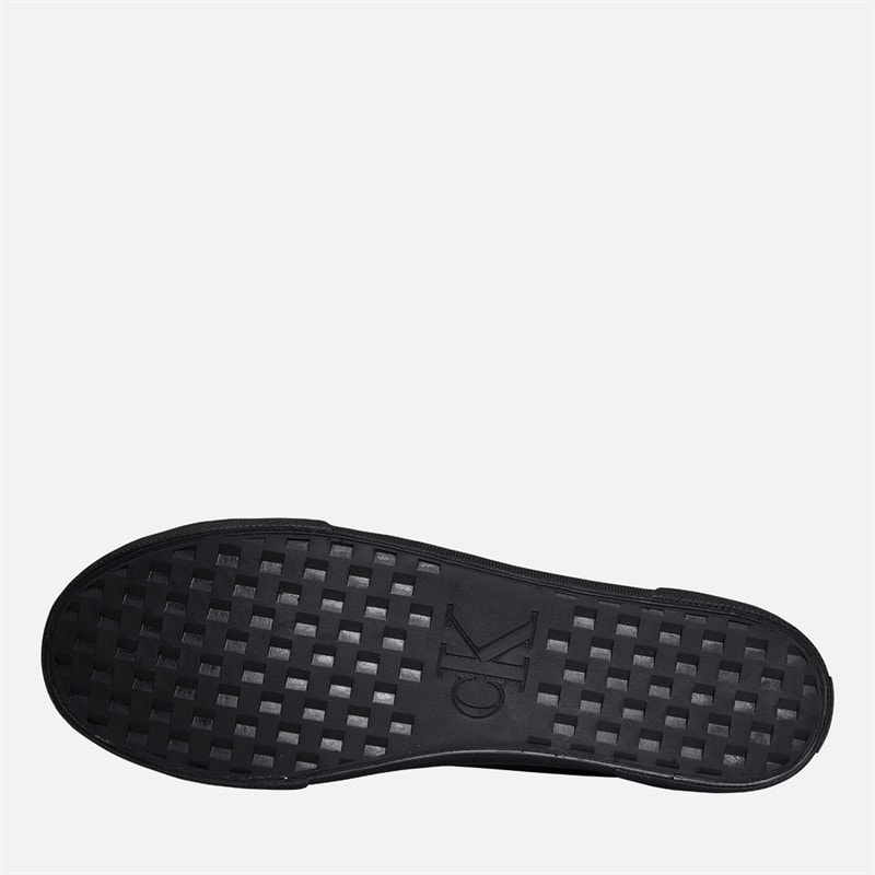 Calvin Klein Jeans Mens Monaco Vulc Trainers Triple Black - Image 2