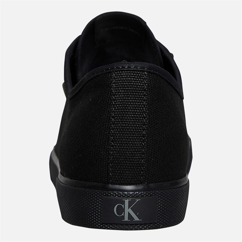 Calvin Klein Jeans Mens Monaco Vulc Trainers Triple Black - Image 3