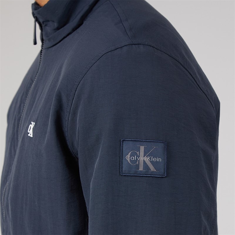 Calvin Klein Jeans Mens Padded Harrington Jacket Dark Sapphire - Image 5