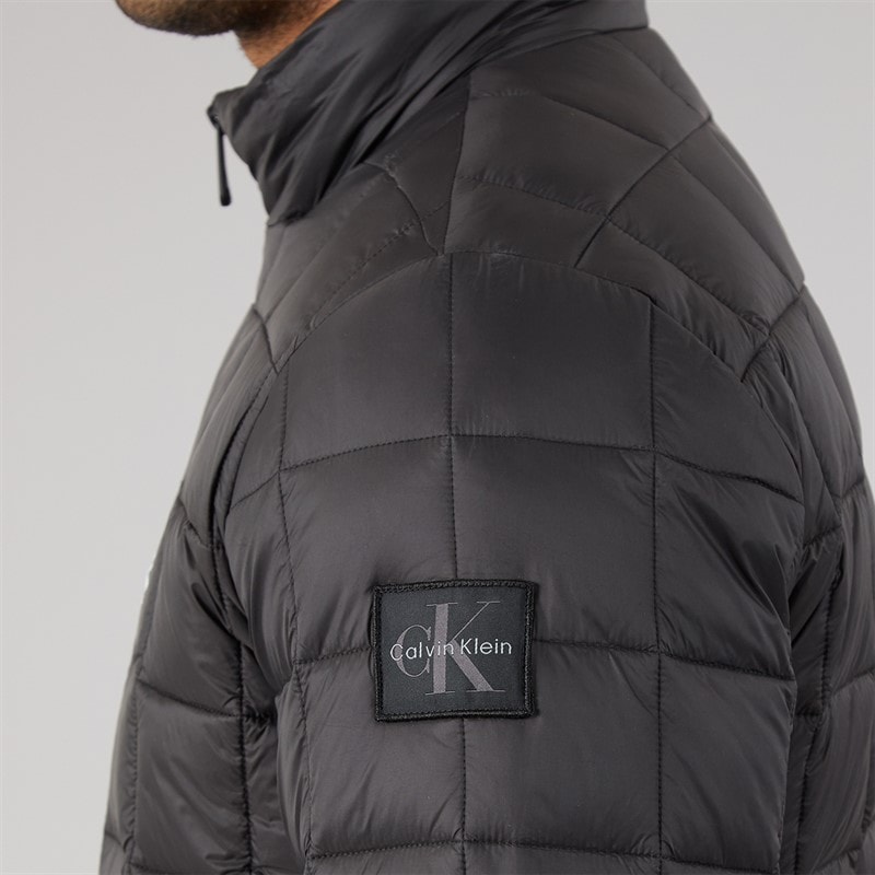 Calvin Klein Jeans Mens Ultra Lightweight Quilted Puffer Jacket Black - Image 5
