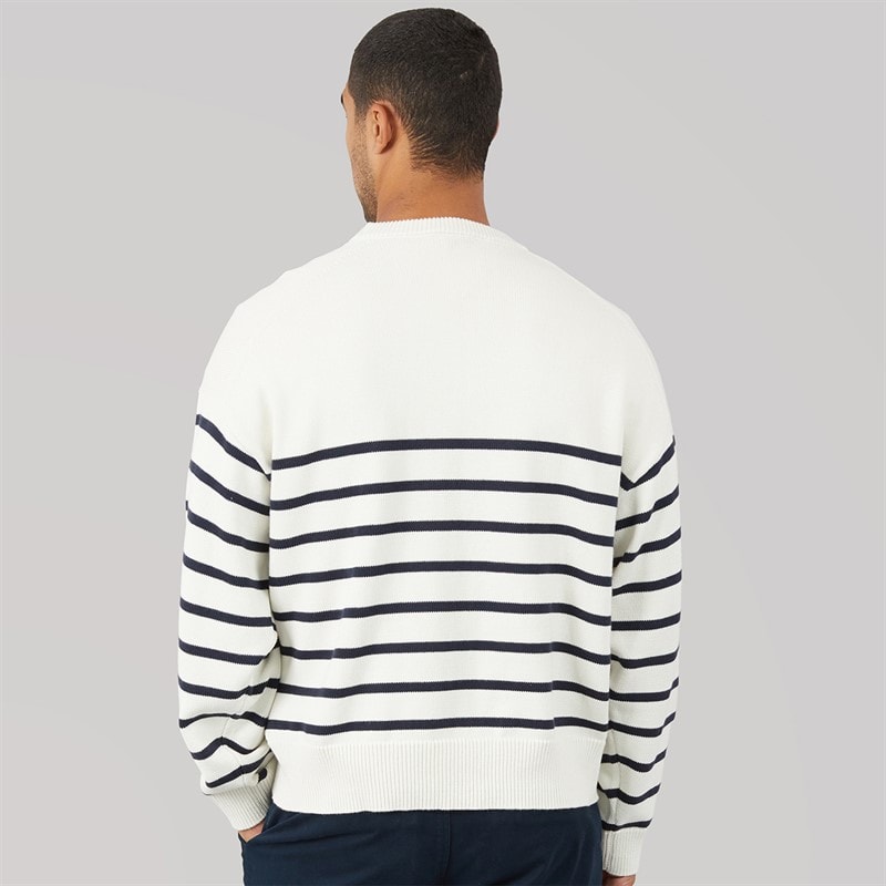 Calvin Klein Jeans Mens Crew Neck Sweatshirt Tofu - Image 2