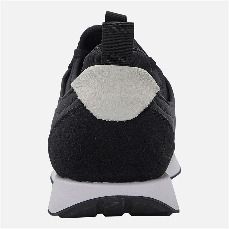 Calvin Klein Jeans Mens Retro Runner Sock Liner Trainers Black/Bright White - Image 3