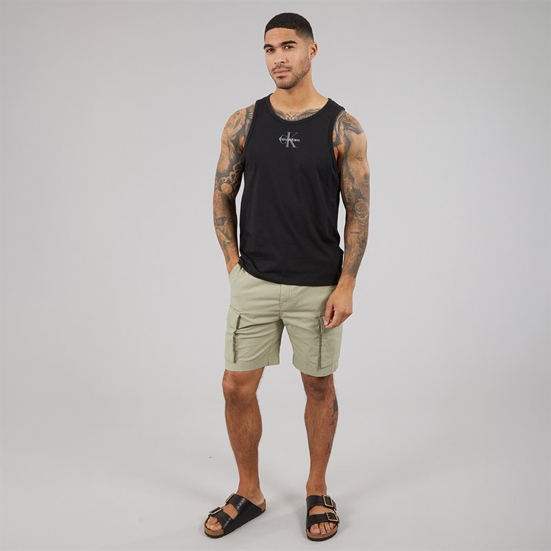 Calvin Klein Jeans Mens 30S Classic Micro Vest Black - Image 3