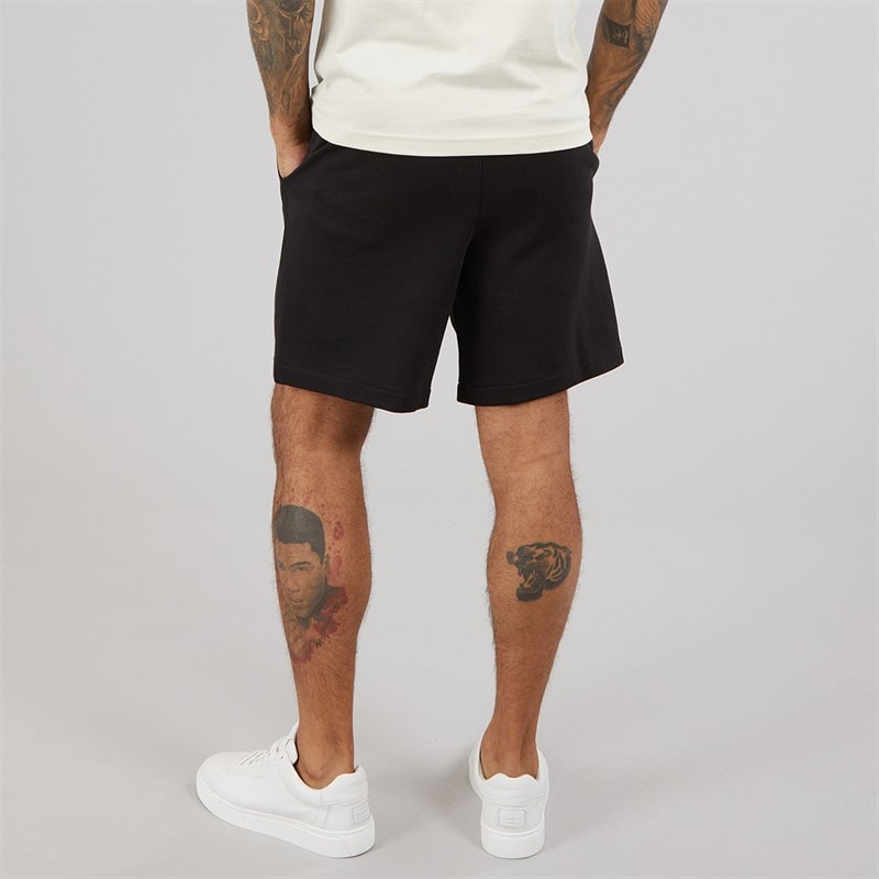 Calvin Klein Jeans Mens 350 Terry Badge Shorts Black - Image 2