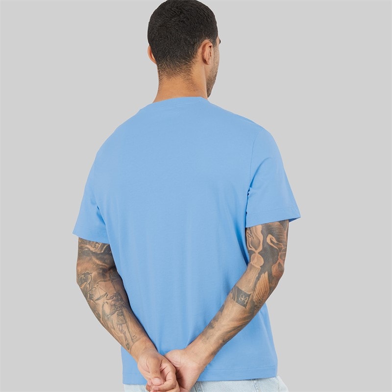Calvin Klein Jeans Mens Relaxed Fit Monogram T-Shirt Blue Descent - Image 2