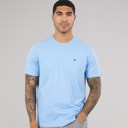Calvin Klein Jeans Mens Classic Monogram Logo T-Shirt Blue Descent