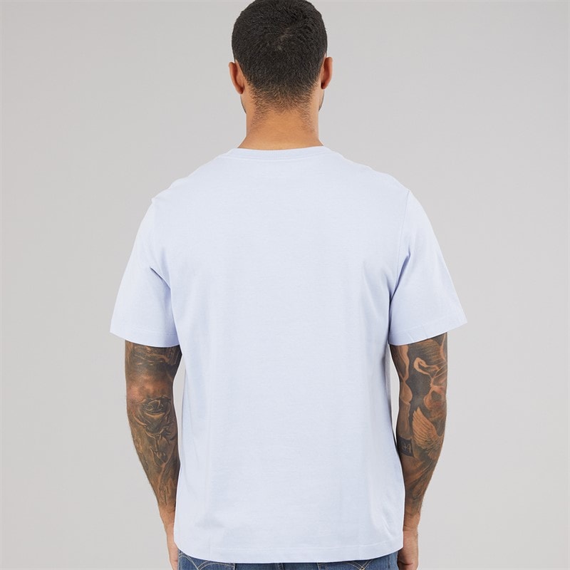 Calvin Klein Jeans Mens Relaxed Fit Logo Graphic T-Shirt Casual Blue - Image 2