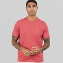 Calvin Klein Jeans Mens Classic Monogram Logo T-Shirt Brilliant Pink
