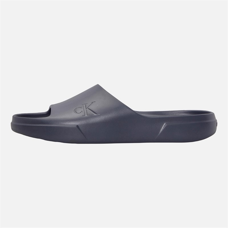Calvin Klein Jeans Mens Chunky Sliders Iron Gate