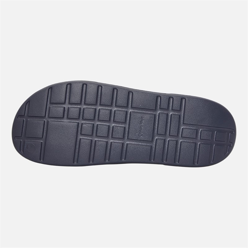 Calvin Klein Jeans Mens Chunky Sliders Iron Gate - Image 2