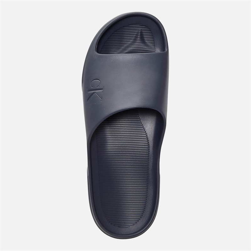 Calvin Klein Jeans Mens Chunky Sliders Iron Gate - Image 4