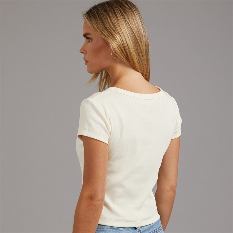 Calvin Klein Jeans Womens Heritage T-Shirt Calico - Image 3