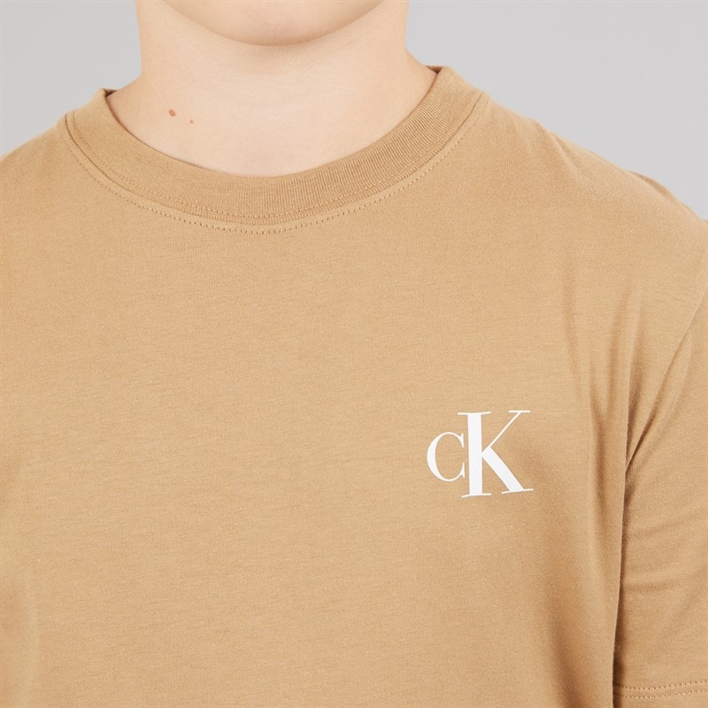 Calvin Klein Jeans Boys Two Pack T-Shirts Tigers Eye F&T Tigers Eye - Image 5