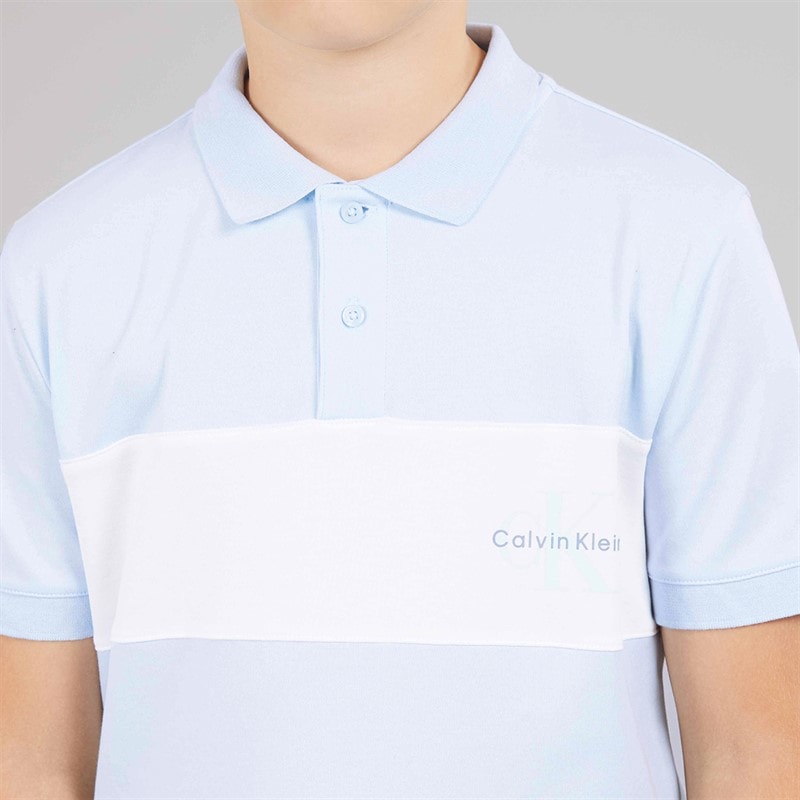 Calvin Klein Jeans Boys Polo Shirt Nantucket Breeze - Image 3