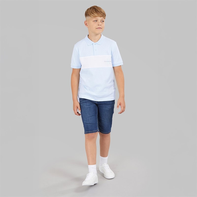 Calvin Klein Jeans Boys Polo Shirt Nantucket Breeze - Image 4