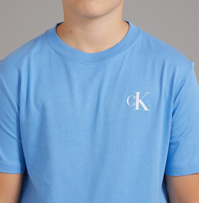 Calvin Klein Jeans Boys Two Pack T-Shirts Oatmeal - Image 3