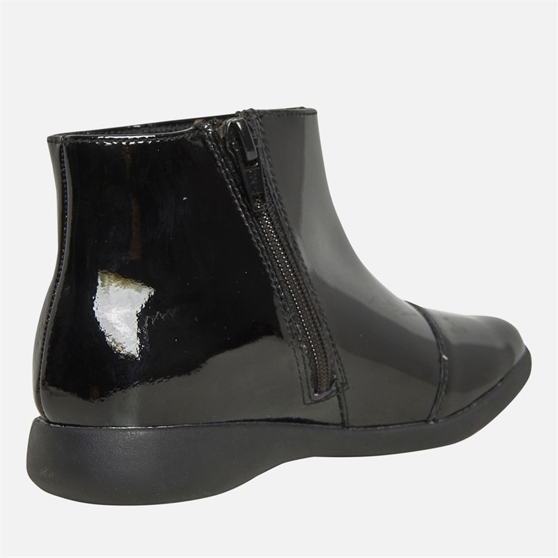 Clarks Girls Etch Trail Pokemon F-Fit Ankle Boots Black - Image 5