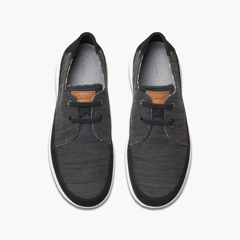 Clarks Mens Easeway G-Fit Shoes Black - Image 4