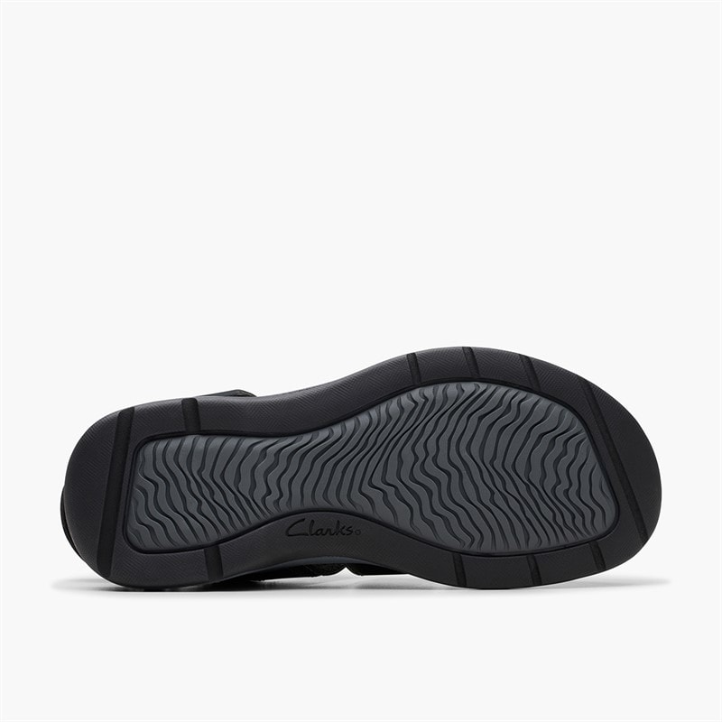 Clarks Mens Saltway Cove G-Fit Sandals Black - Image 2