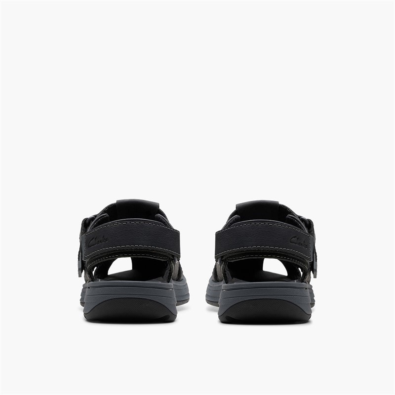 Clarks Mens Saltway Cove G-Fit Sandals Black - Image 3